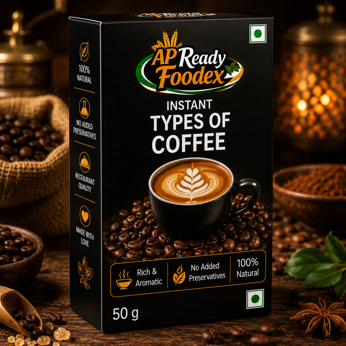 AP Ready Foodex Instant Coffee Premix – Hot & Cold Coffee