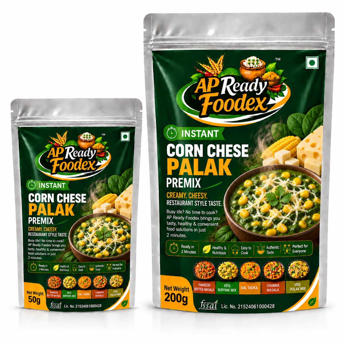 Corn Chese Palak