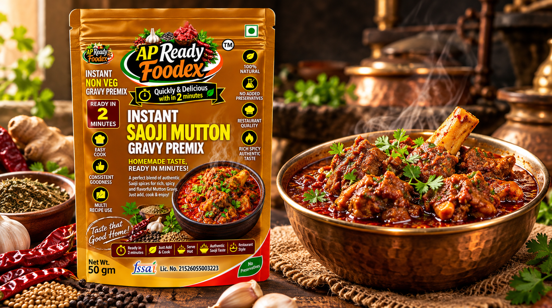 AP Ready Foodex Instant Saoji Mutton Gravy Premix